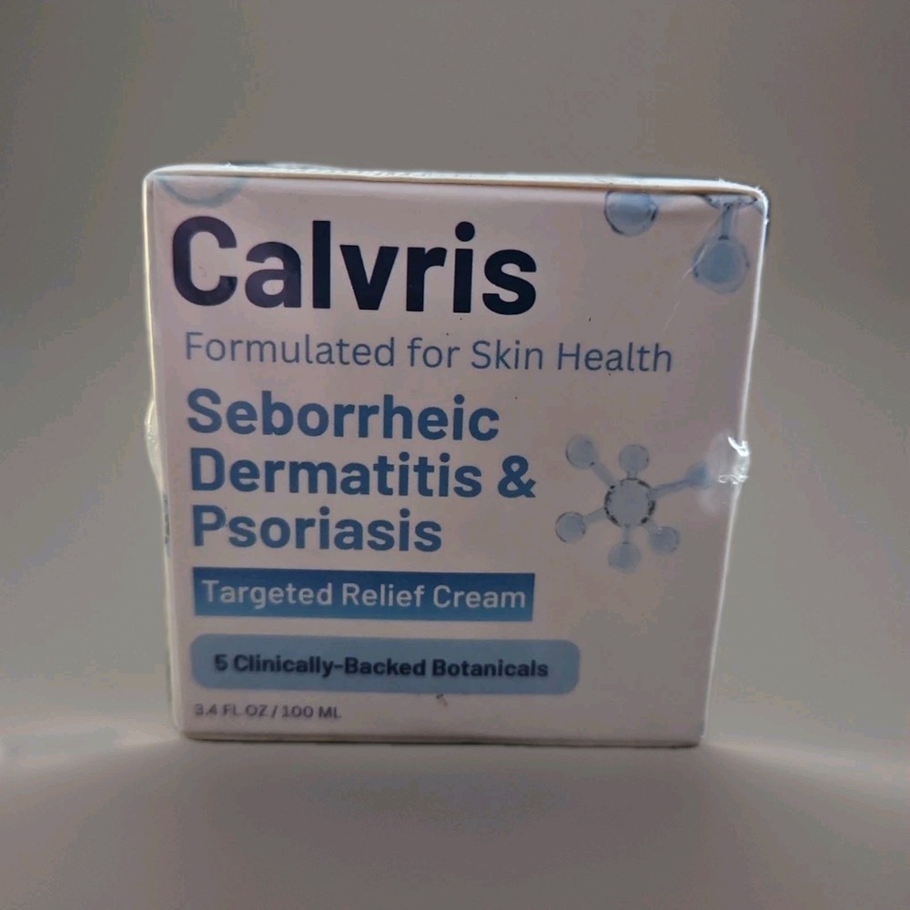 Calvris Seborrheic Dermatitis & Treatment Cream Beard Recovery Cream-New 1/29